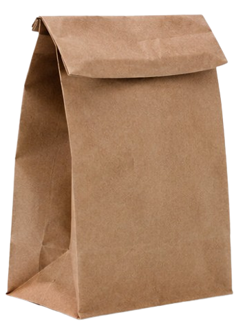 Centre sealed sewn laminated kraft paper bag